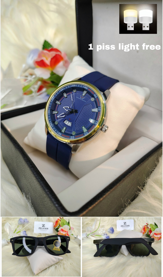 ⌚ 𝐏𝐫𝐞𝐦𝐢𝐮𝐦 𝐃𝐚𝐭𝐞-𝐃𝐢𝐬𝐩𝐥𝐚𝐲 𝐖𝐚𝐭𝐜𝐡 + 🕶️ 𝐓𝐫𝐞𝐧𝐝𝐲 𝐒𝐮𝐧𝐠𝐥𝐚𝐬𝐬